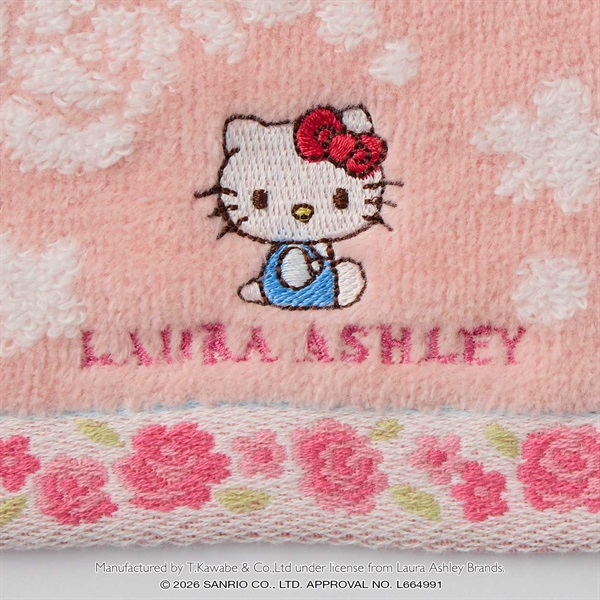 Laura Ashley(ローラ アシュレイ) ハローキティ ミニタオルハンカチ