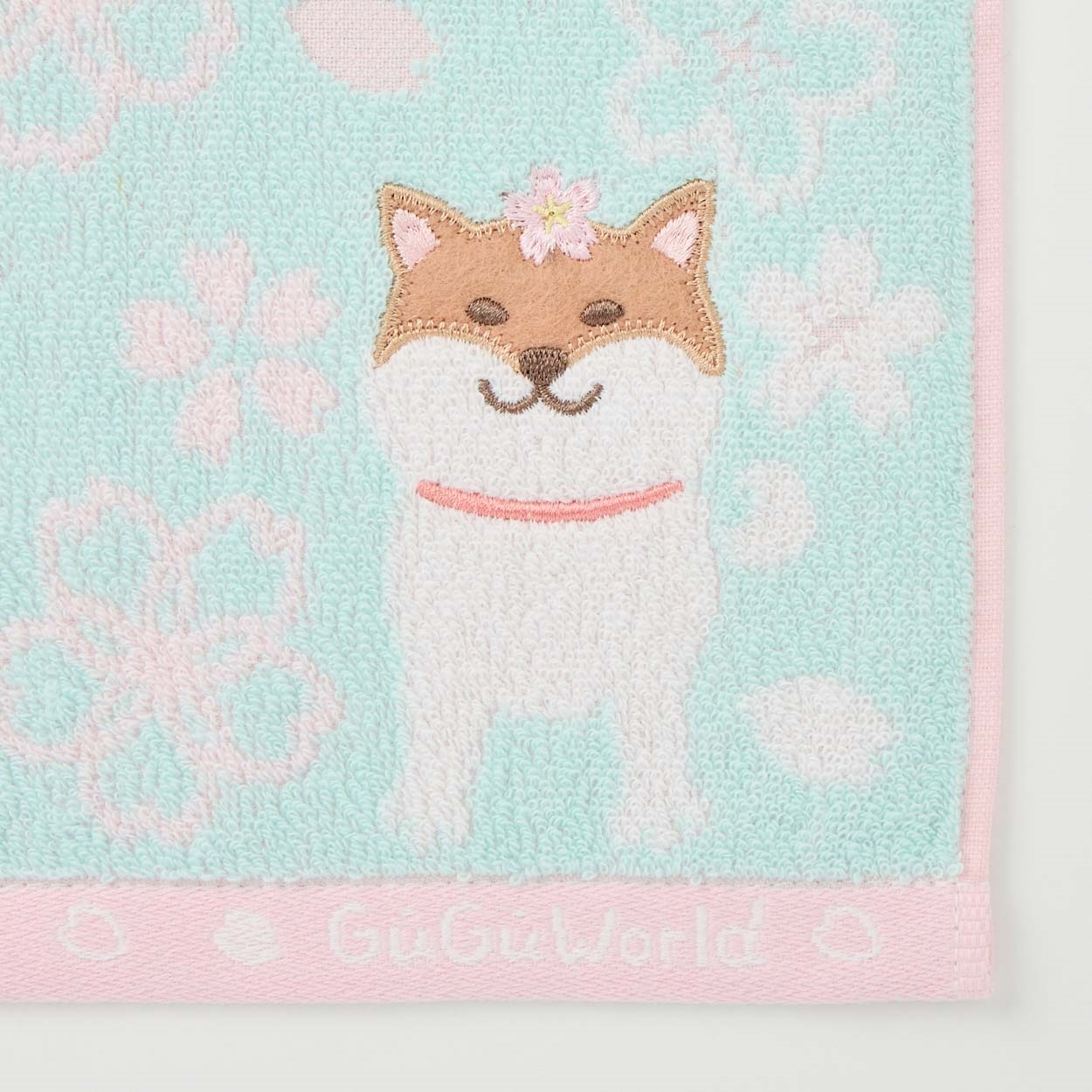 グーグー 桜タオルハンカチ 犬 | イオンスタイルオンライン 衣料品