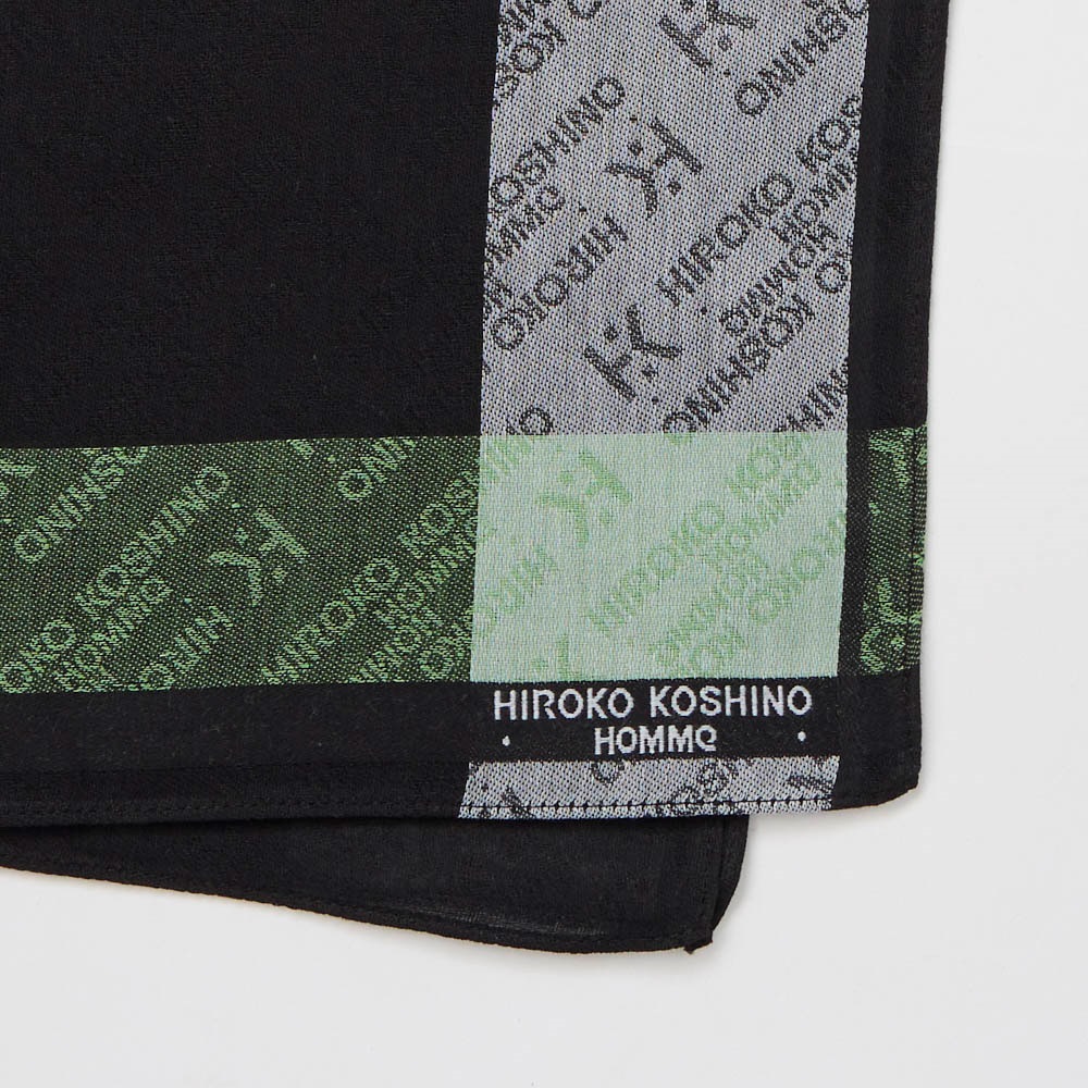 ヒロコオム ハンカチ ブロック メンズ HIROKO KOSHINO(ヒロココシノ