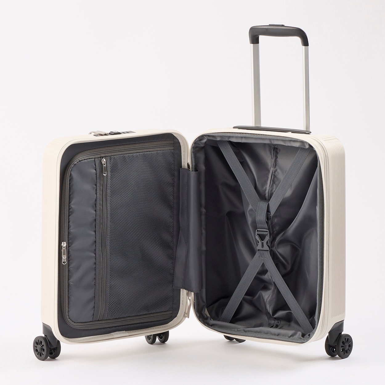 PINO-LA(ピノーラ) ジッパーキャリー フロントオープン コインロッカー