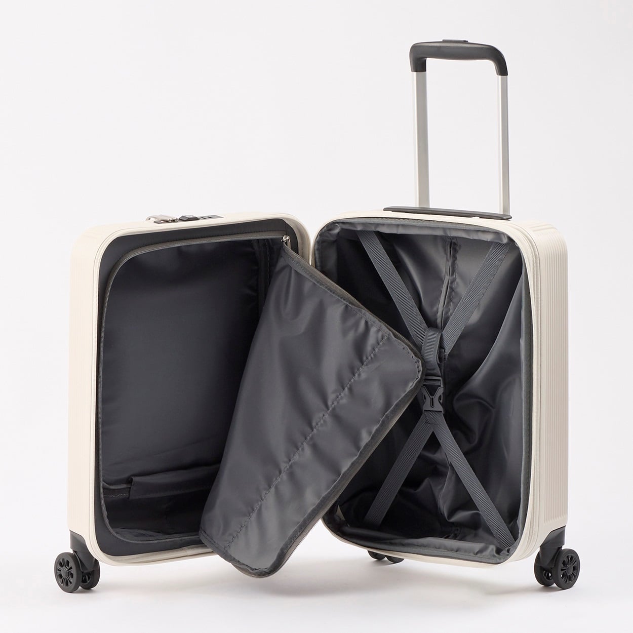 PINO-LA(ピノーラ) ジッパーキャリー フロントオープン コインロッカー