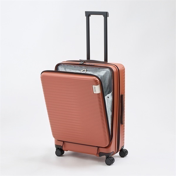 ACE(エース)DBYフロントオープン静音キャスタージッパーキャリーケース