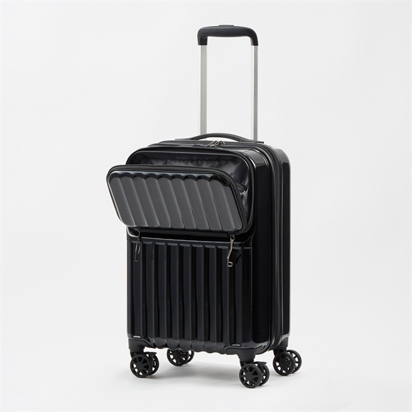 【新品未使用】 トップバリュ キャリーケース スーツケース フロントポケット S トップバリュ(TOPVALU) フロントポケット軽量ジッパーS | イオン