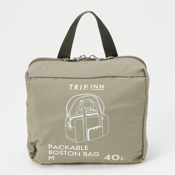 JTBコラボ TRIP.INN パッカブルボストンバッグ M | イオンスタイル