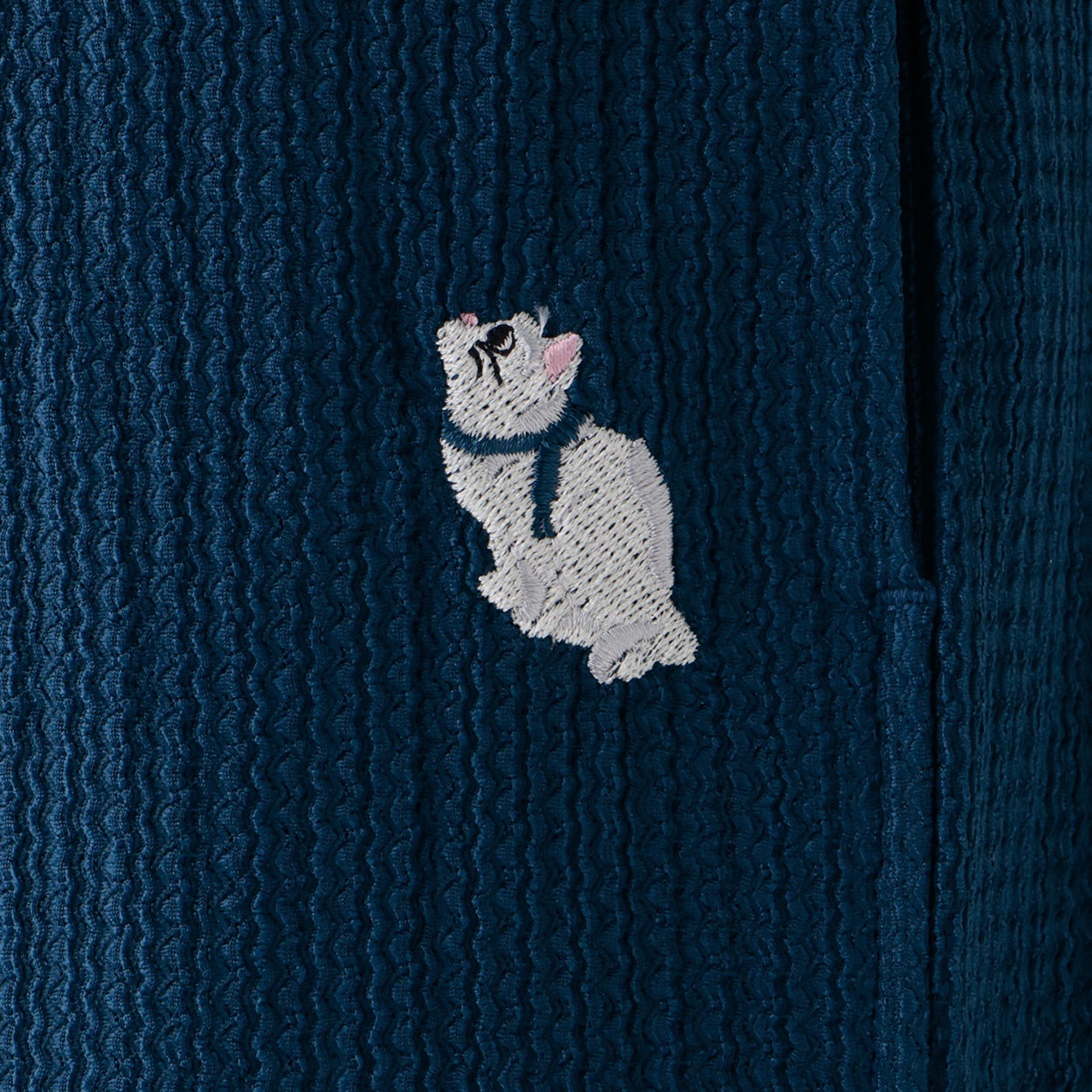 北斎アニマルズ刺繍入りジャガード七分丈パンツ メンズ | イオン