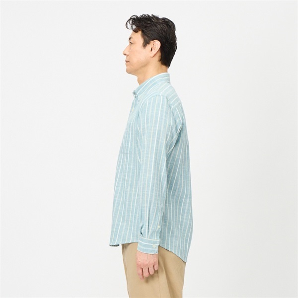 木梨サイクル】即完売品 ストライプ ボタンダウンシャツ