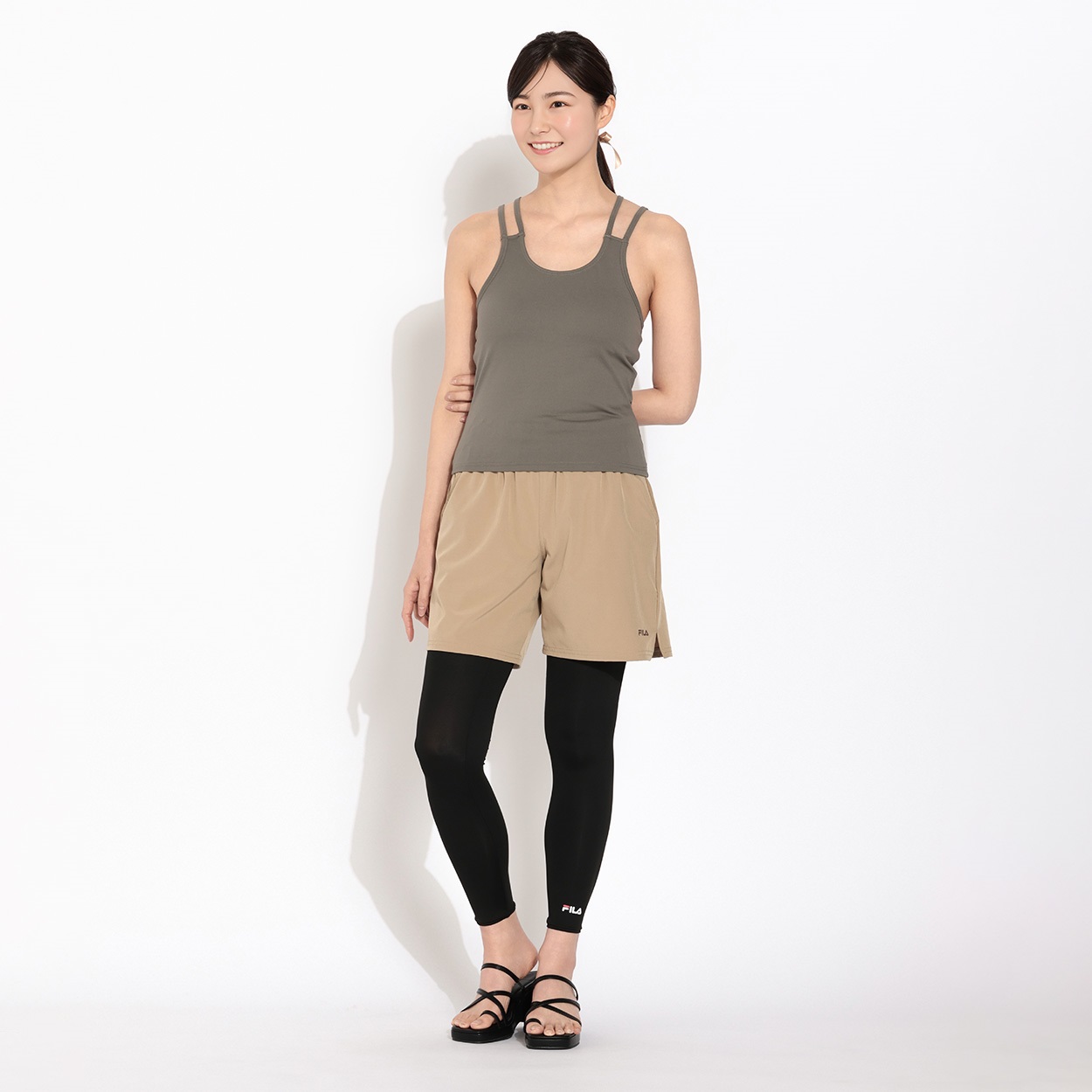 FILA(フィラ) UV対策スイムレギンス レディス 324681B-K | イオン