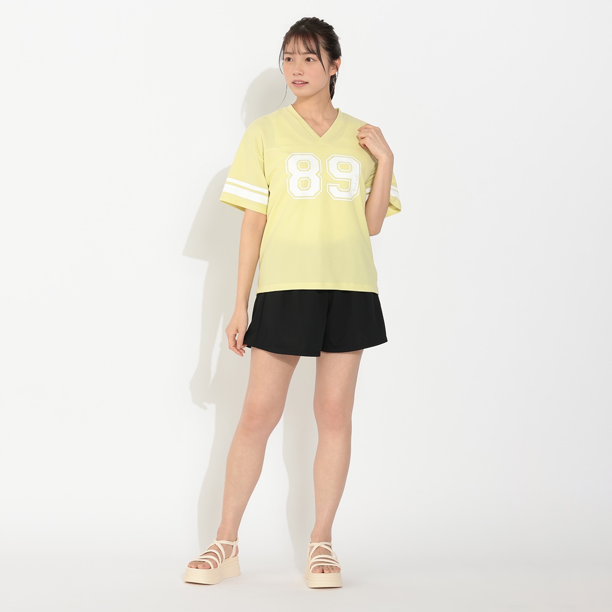 タンキニ4点セット リブタンクトップビキニ メッシュTシャツ