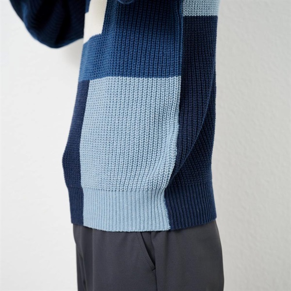 TVC カラーブロック畦モックネック メンズ | イオンスタイルオンライン  