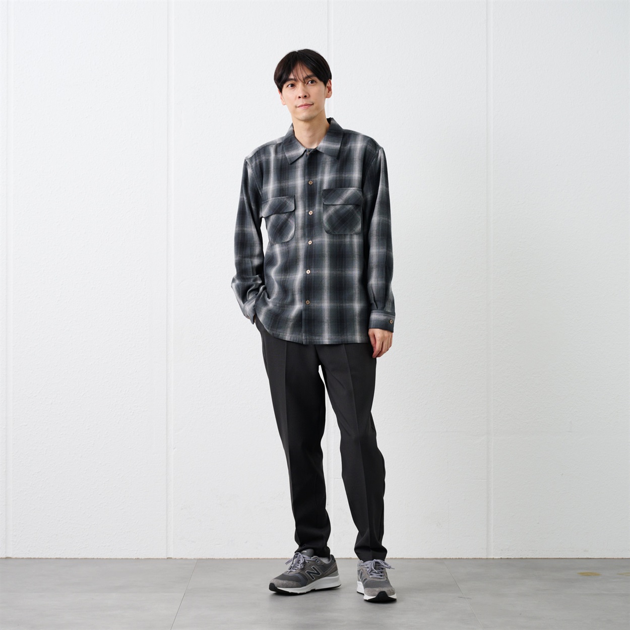 TVC(ティーヴィシー) 【てまラク】フランネルオーバーシャツ メンズ