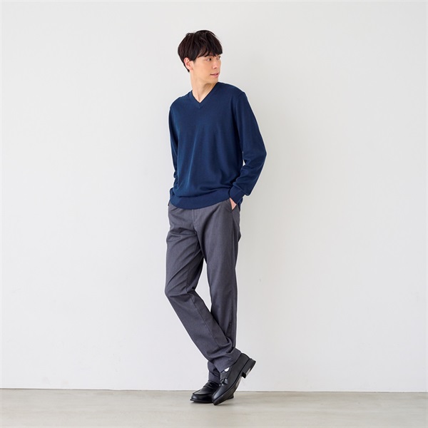 TVC(ティーヴィシー) ハイゲージ Vネックプルオーバー メンズ