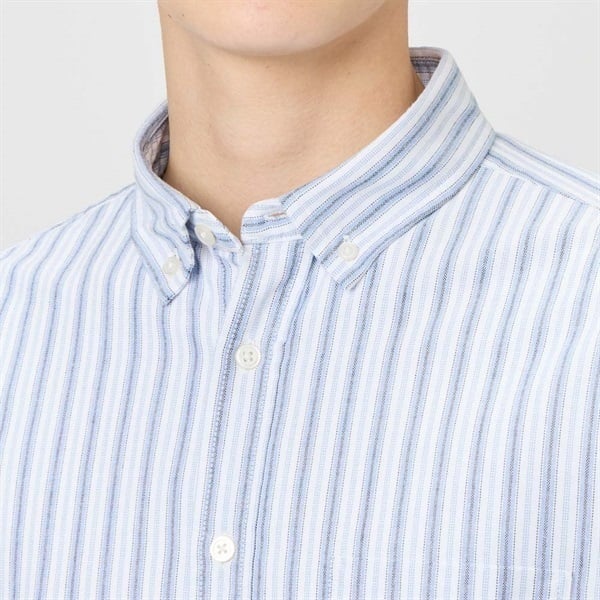 TVC オックスストライプボタンダウンシャツ メンズ | イオンスタイル