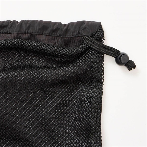 ヨガマットバックブラック（クロ）丈70cm×底直径15cm | イオン