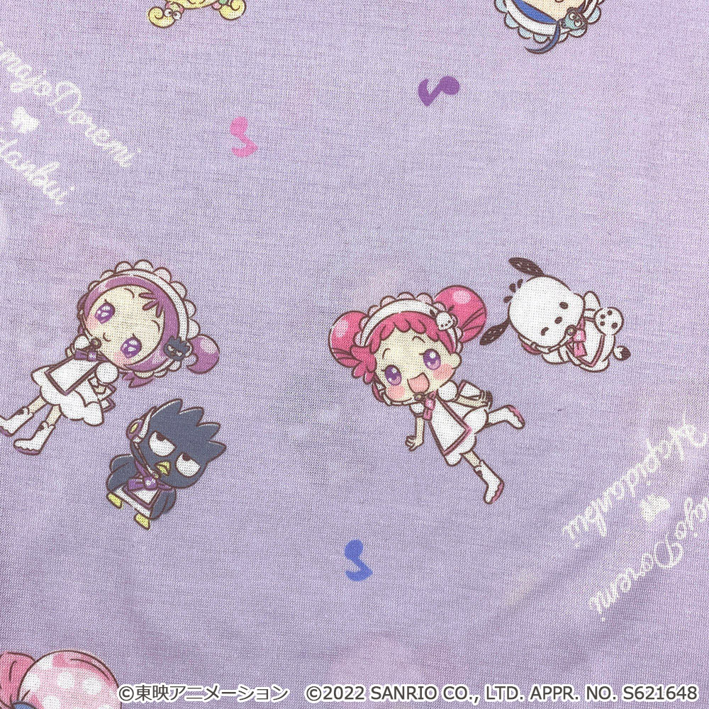 おジャ魔女どれみ×はぴだんぶい 総柄ワンピース レディス