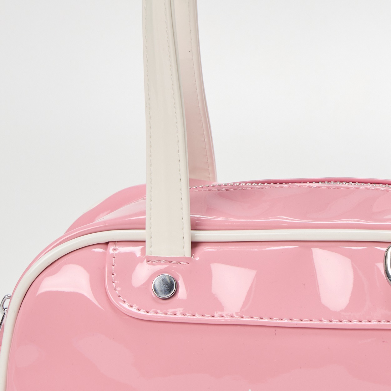 エナメルボストンバッグ Doublefocus (ダブルフォーカス