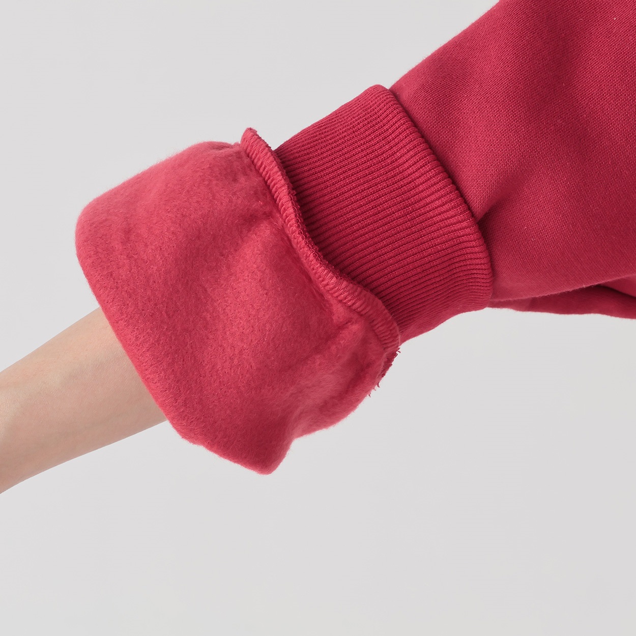 裏起毛クマBAG付プルオーバー レディス Doublefocus(ダブルフォーカス