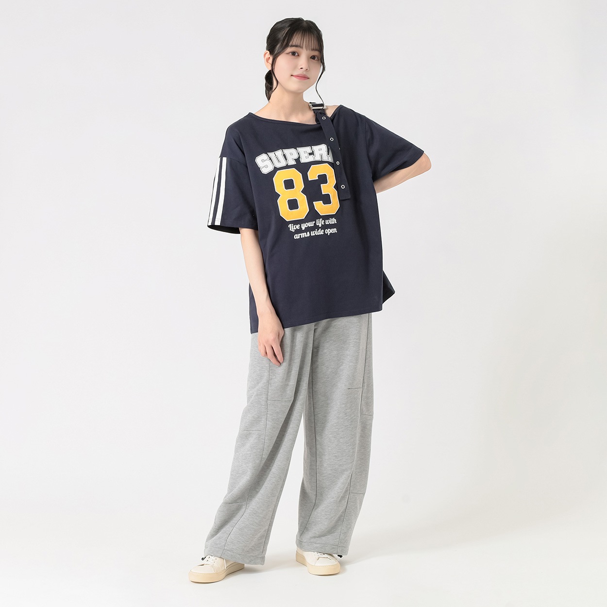 裏毛ワイドパンツ レディス Doublefocus(ダブルフォーカス) | イオン