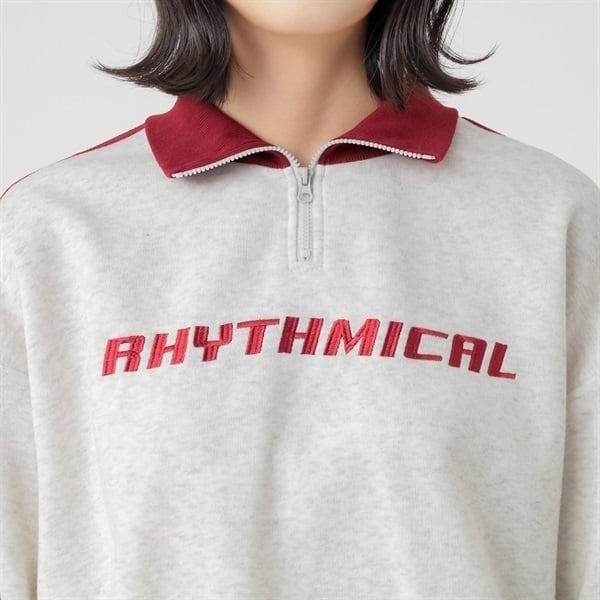 【公式・正規品】VX3 レッドブル ラグビー ハーフジップ 裏起毛 M(L) 裏起毛ハーフZIPプルオーバー レディス Doublefocus(ダブルフォーカス