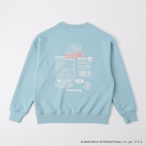 エンジェルブルーパッケージプリントプルオーバー レディス