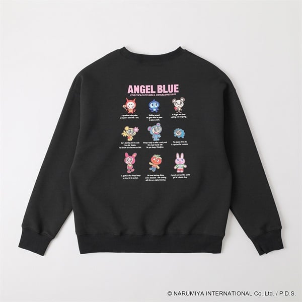エンジェルブルーキャラクタープリントプルオーバー レディス