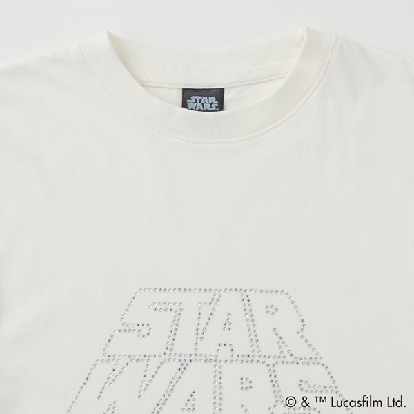 スター・ウォーズ ストーンロゴ短丈半袖Tシャツ レディス Doublefocus