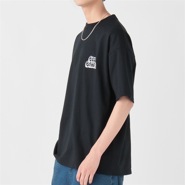オバケダンスプリントTシャツ メンズ Doublefocus (ダブル