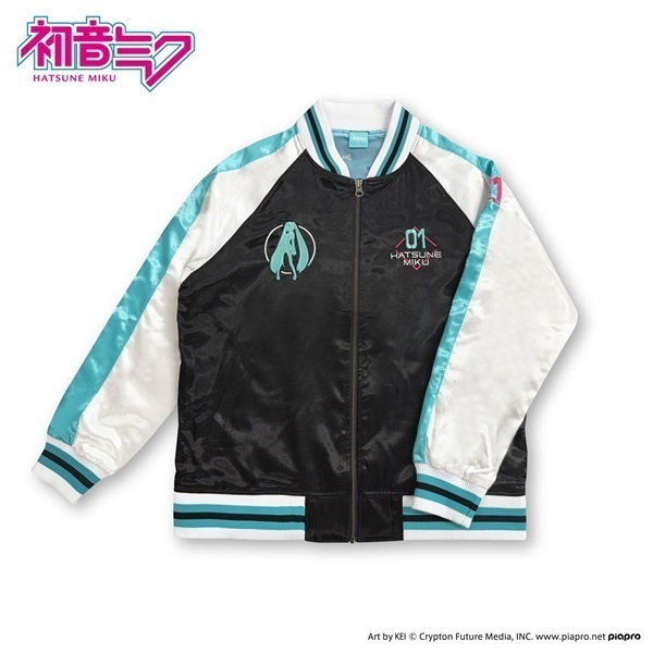 【新品タグ付き】初音ミク　HATSUNE MIKU スカジャン　Lサイズ 新品タグ付き】初音ミク HATSUNE MIKU スカジャン Lサイズ - メルカリ