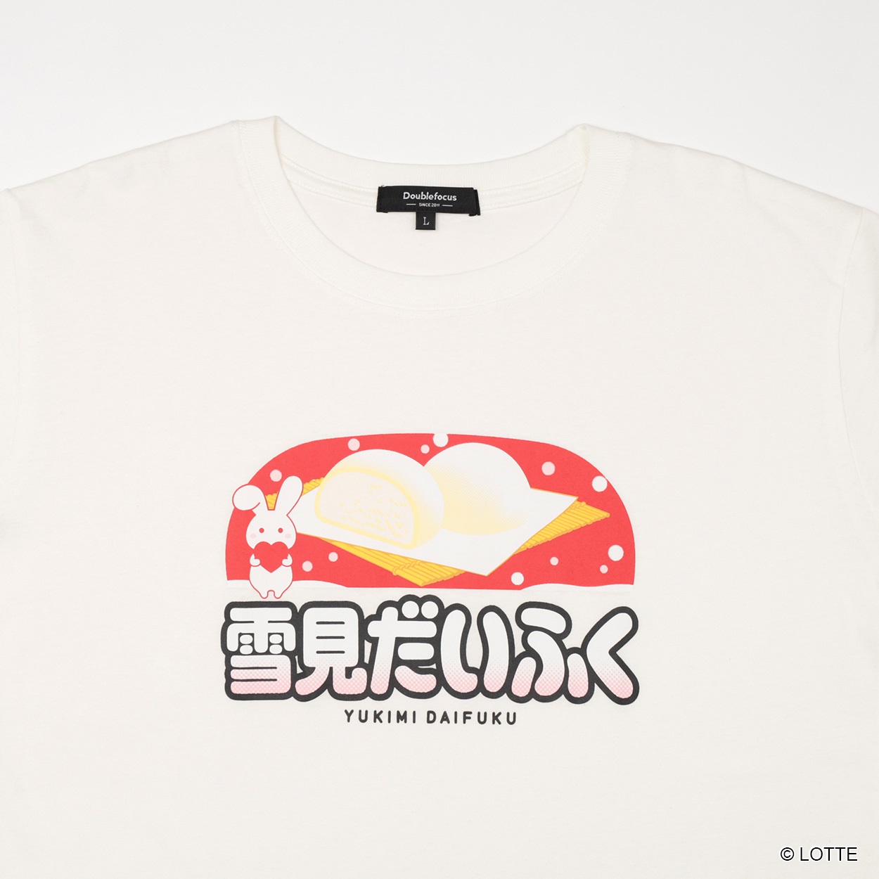 復刻企業コラボTシャツ[雪見だいふく] メンズ Doublefocus (ダブル