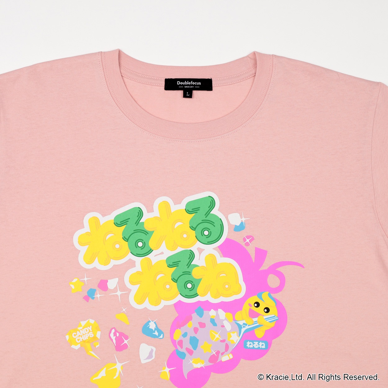 復刻企業コラボTシャツ[ねるねるねるね] メンズ Doublefocus (ダブル