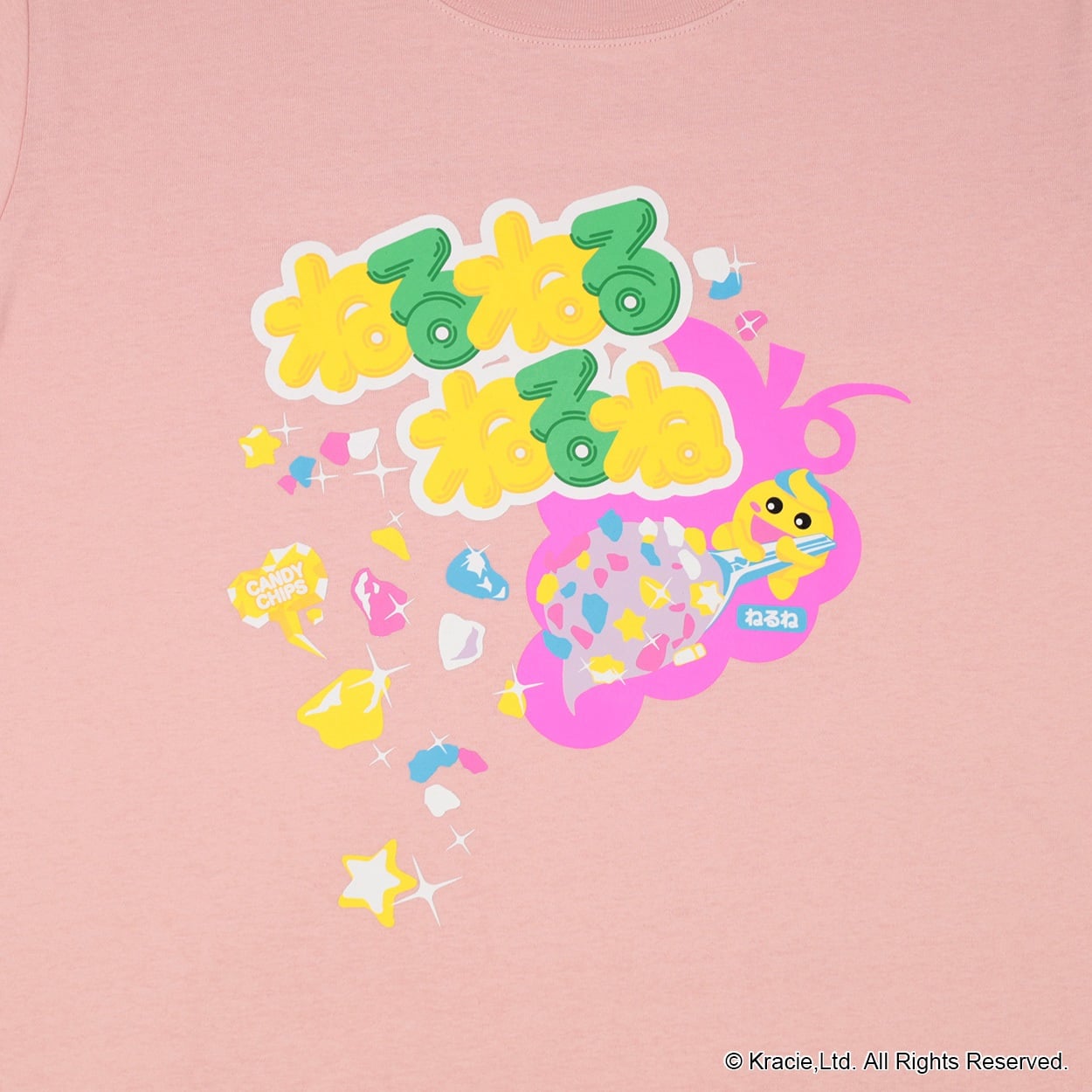 再値下げ☆ねねっと×フチ子 コラボシャツ ミッドナイト（練-9696ネイビー）Tシャツ | ファッション | | グッズ