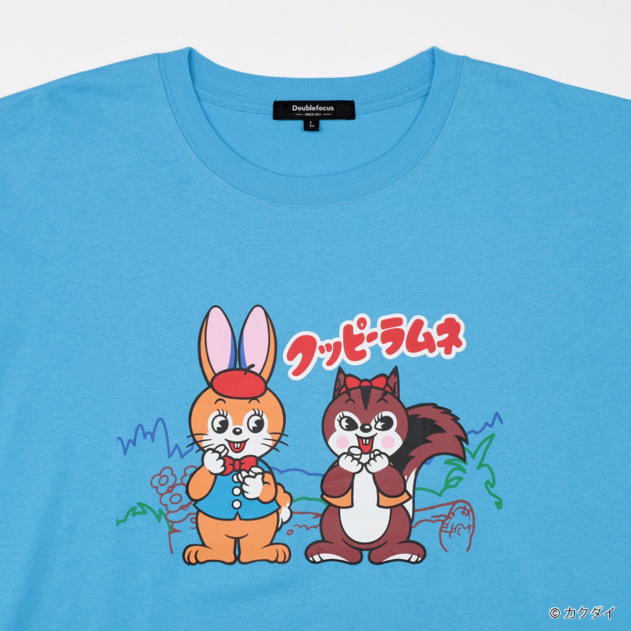 復刻企業コラボTシャツ[クッピーラムネ] メンズ Doublefocus (ダブル