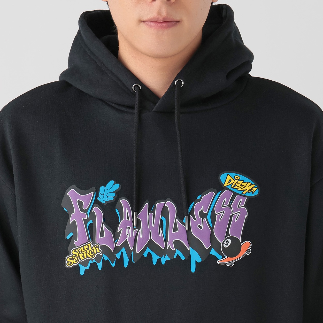 DIZZY裏起毛プルパーカ メンズ Doublefocus(ダブルフォーカス