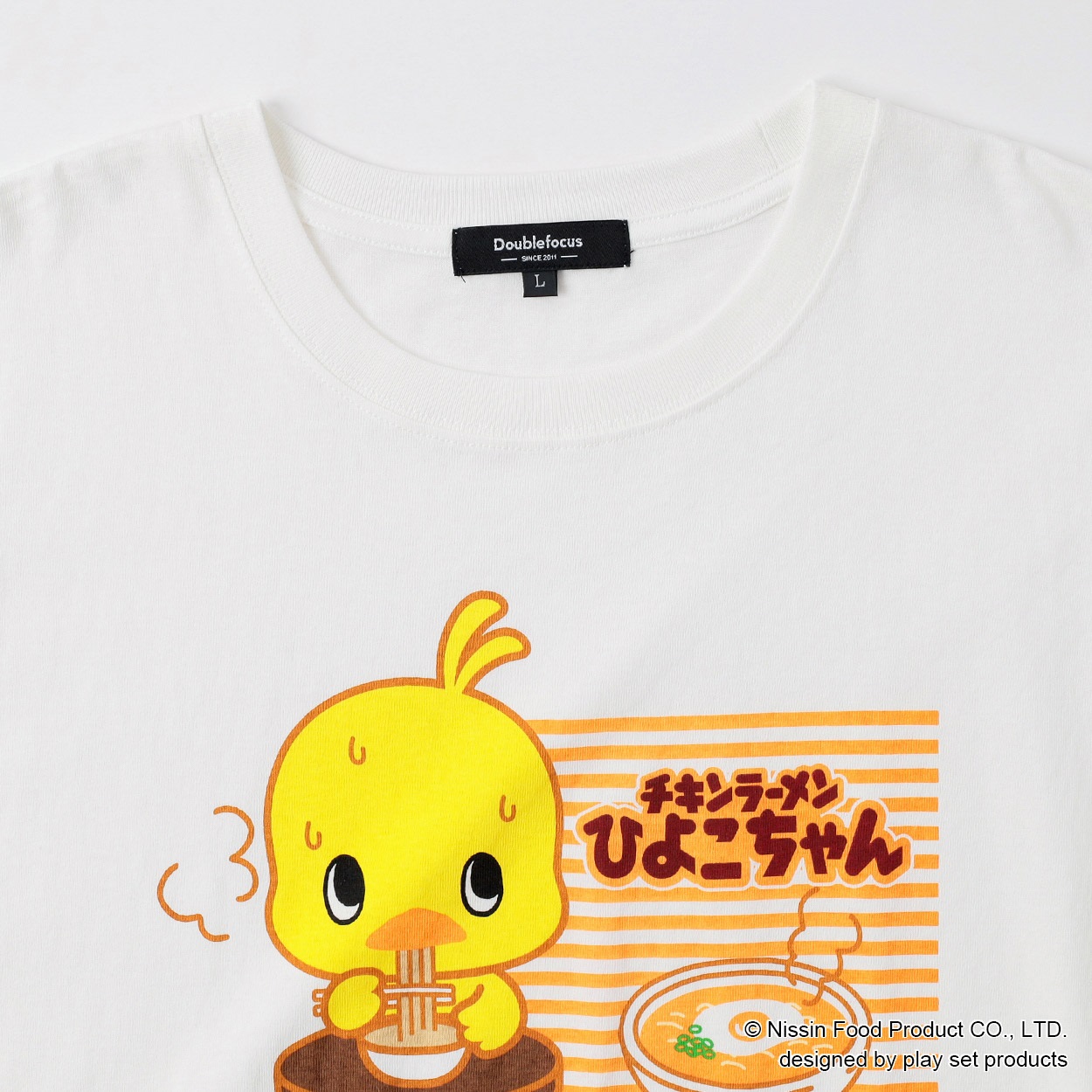 企業コラボTシャツ[チキンラーメン] メンズ Doublefocus(ダブル