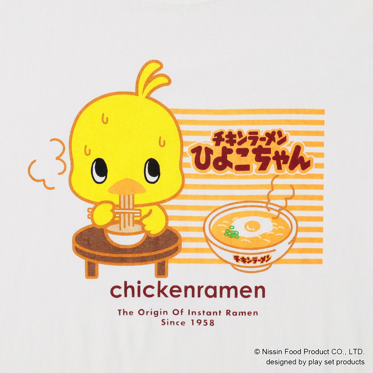 企業コラボTシャツ[チキンラーメン] メンズ Doublefocus(ダブル
