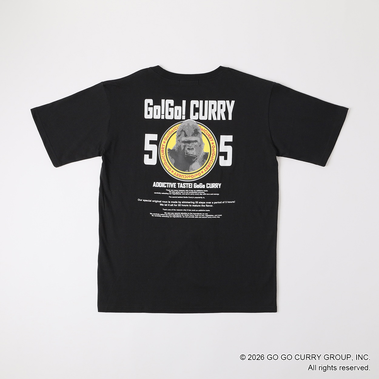 企業コラボTシャツ[ゴーゴーカレー] メンズ Doublefocus(ダブル 