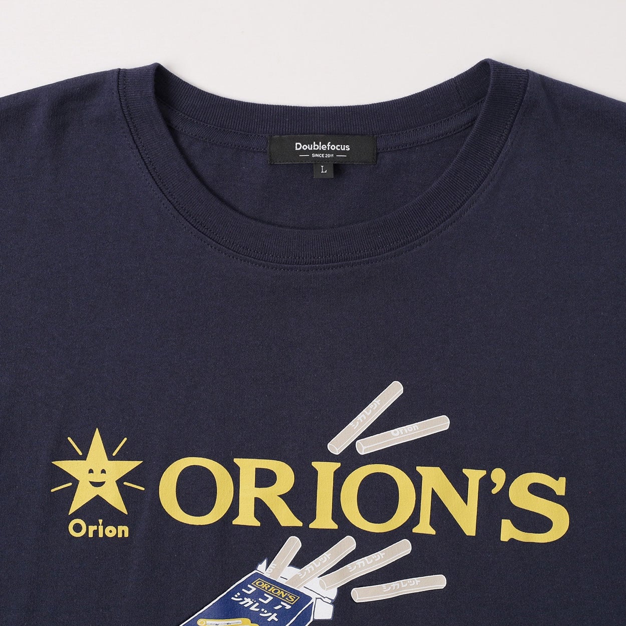 企業コラボTシャツ[ココアシガレット] メンズ Doublefocus(ダブル