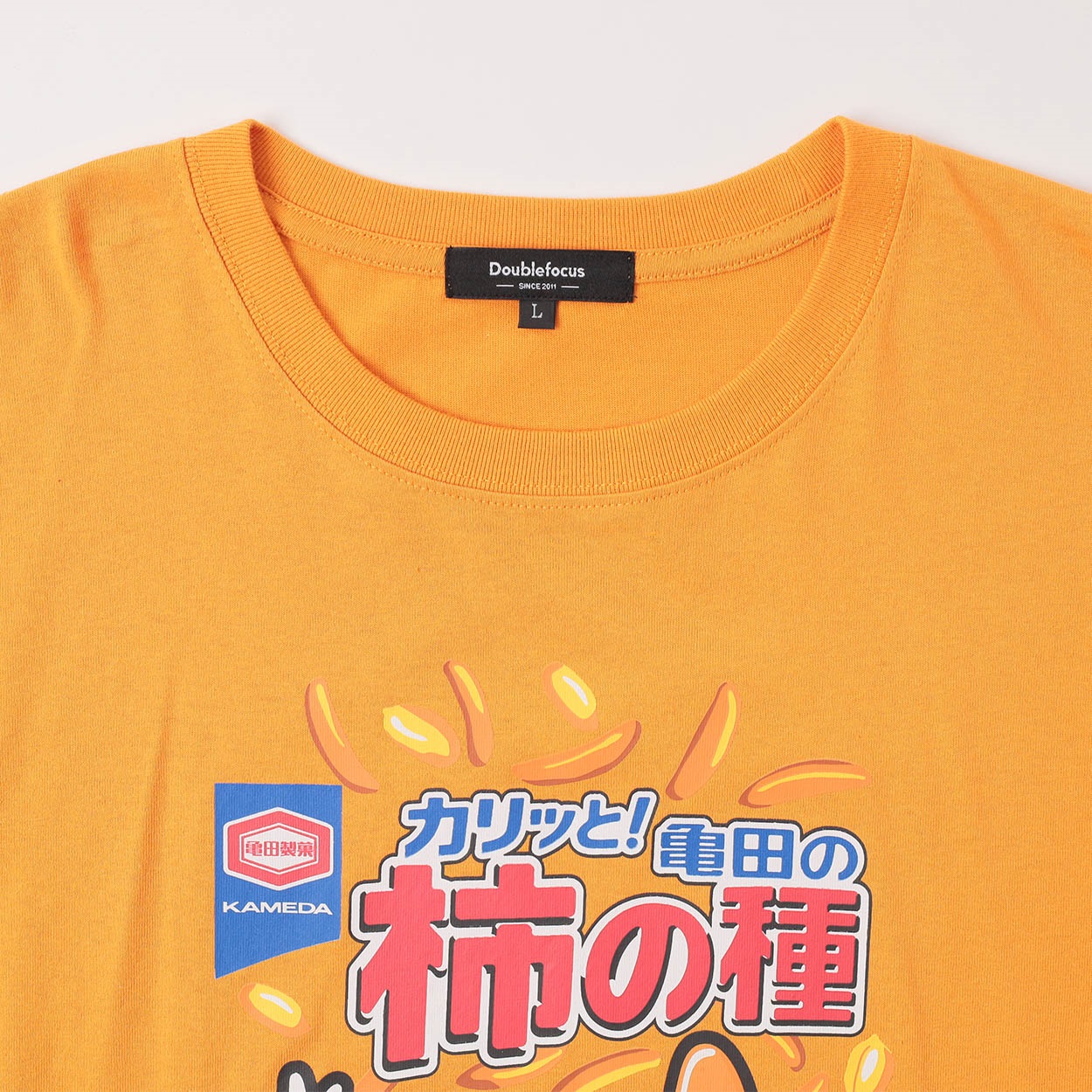 企業コラボTシャツ[柿の種] メンズ Doublefocus(ダブルフォーカス