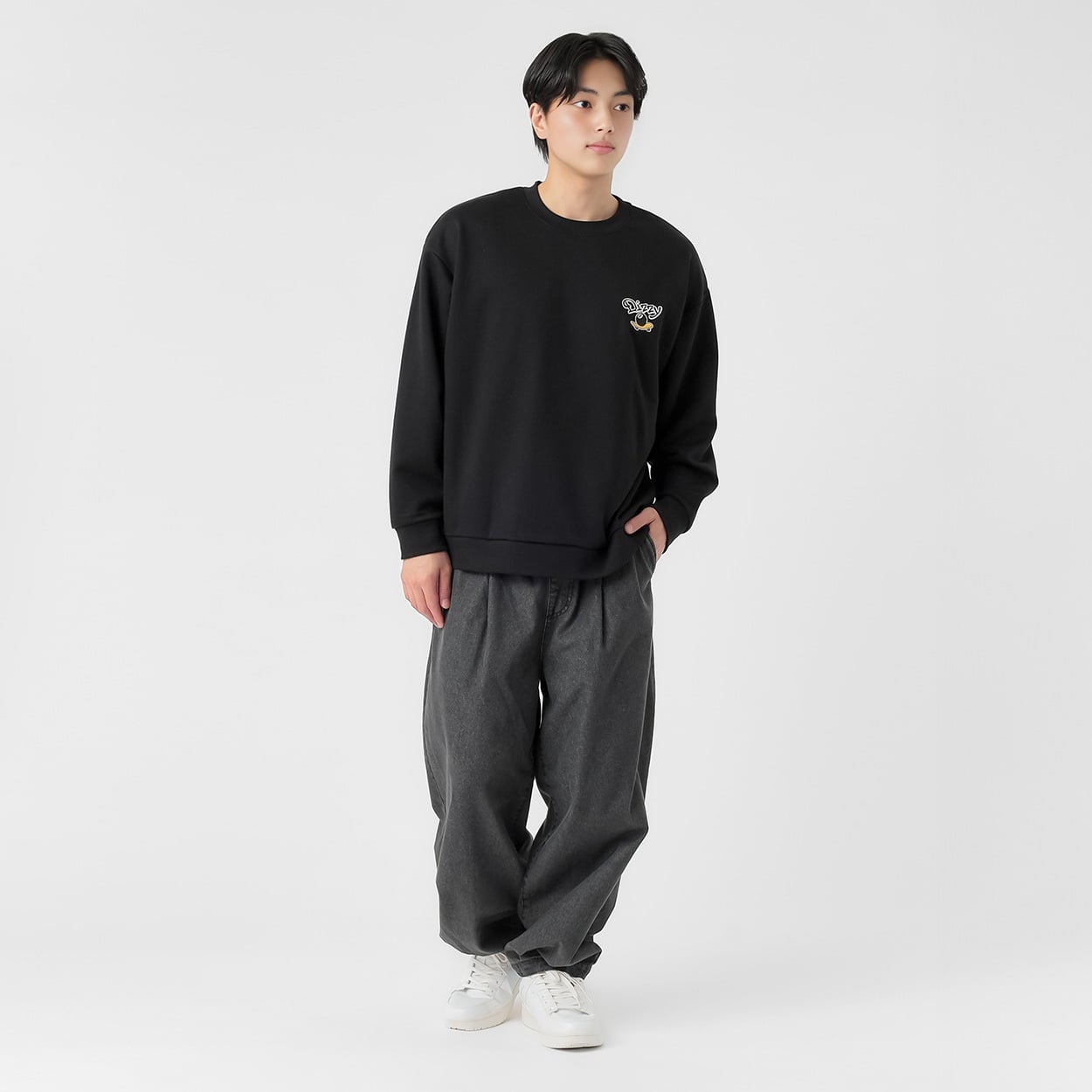 DIZZYツイルタックパンツ メンズ Doublefocus(ダブルフォーカス