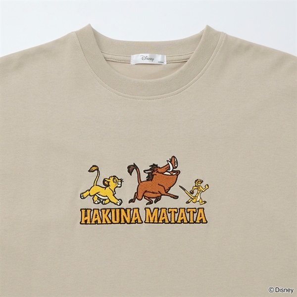 The LION KING/シンバ/ライオンキング半袖Tシャツ メンズ Doublefocus