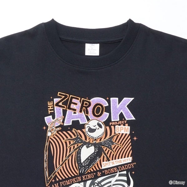 NIGHTMARE/ジャック/ナイトメア前刺しゅう半袖Tシャツ メンズ