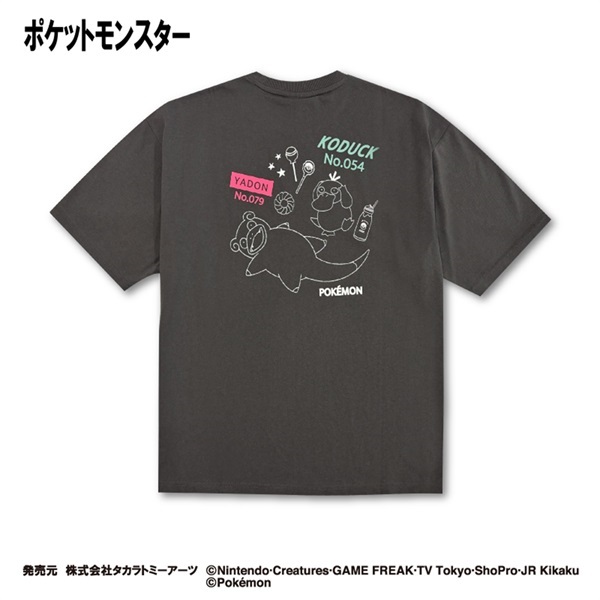半袖Tシャツ(ヤドン&コダック)(TVアニメ「ポケットモンスター