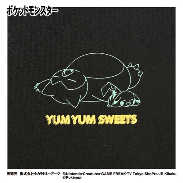 半袖Tシャツ(カビゴン＆ピカチュウ)(TVアニメ「ポケットモンスター