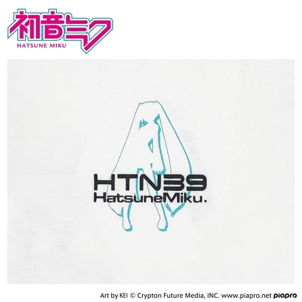 初音ミク」バックサークルTシャツ Doublefocus(ダブルフォーカス