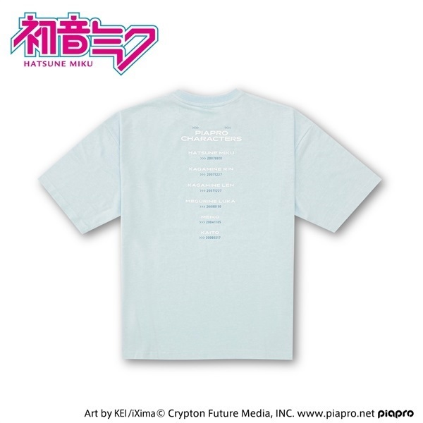 ピアプロキャラクターズ」シルエット プリントTシャツ Doublefocus