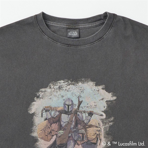 スター・ウォーズ マンダロリアン半袖Tシャツ メンズ Doublefocus