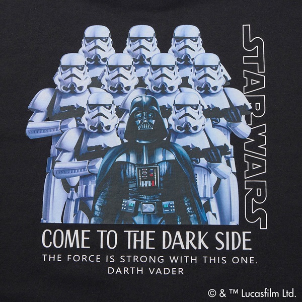 スター・ウォーズ ダースベーダー半袖Tシャツ メンズ Doublefocus