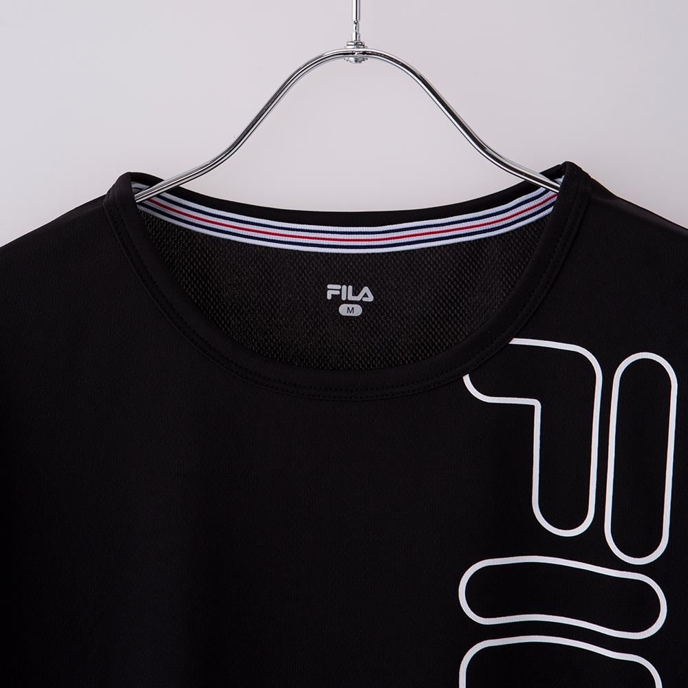 FILA(フィラ) スポーツTシャツ 縦ロゴプリント レディス
