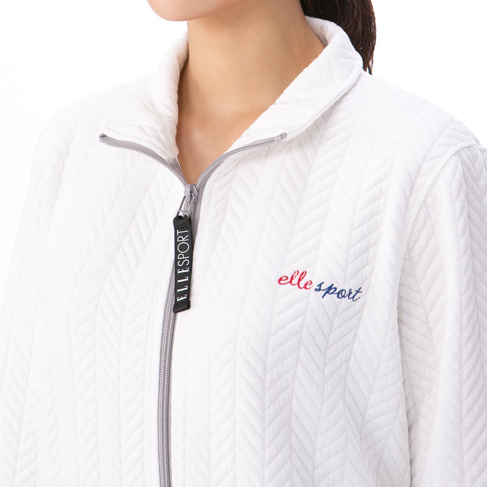 スポーツジャケット キルトジャカードジャケット ELLE SPORT
