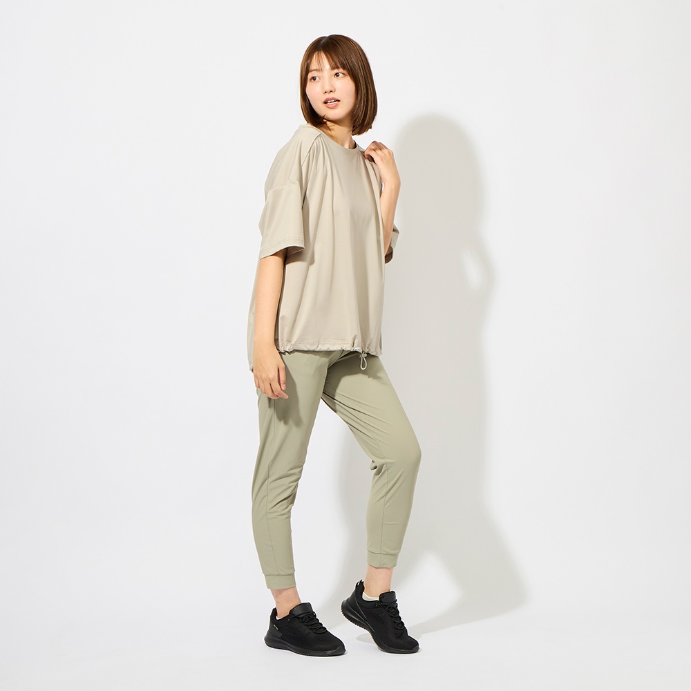 アイスストレッチジョガーパンツ 強接触冷感 4WAYストレッチ UV