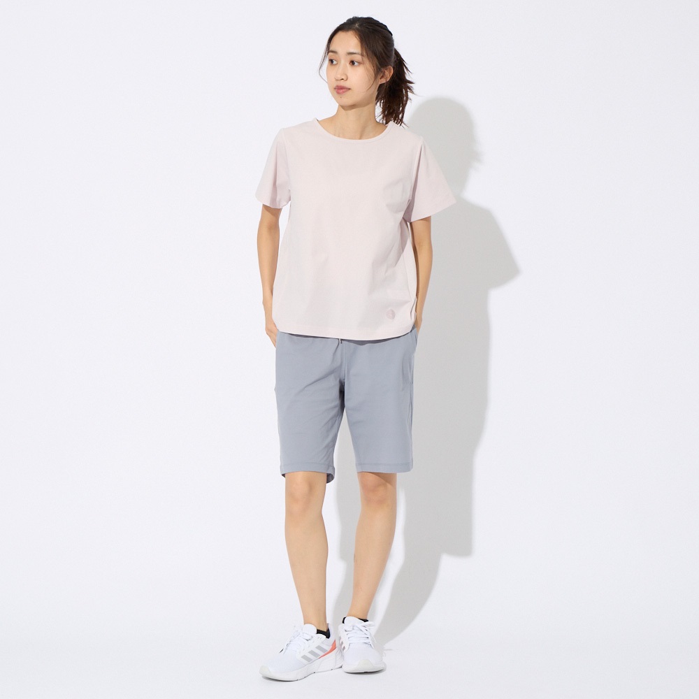 ドライストレッチハーフパンツ 吸水速乾、UV対策、ストレッチ